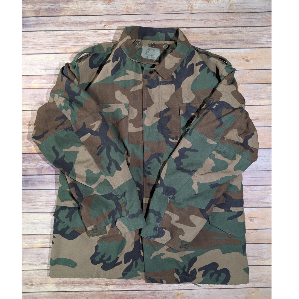 Y2K USGI Propper Aircrew Cold Weather Jacket Large Long Woodland Nomex Kevlar